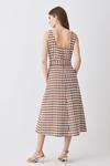 KarenMillen Check Tweed Full Skirt Midi Dress thumbnail 3