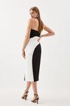 KarenMillen Tailored Compact Stretch Strappy Midi Pencil Dress thumbnail 5