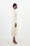 KarenMillen Viscose Blend Filament Full Skirt Knit Midaxi Dress thumbnail 3