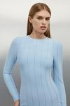 KarenMillen Viscose Blend Filament Full Skirt Knit Midaxi Dress thumbnail 2