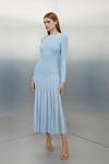 KarenMillen Viscose Blend Filament Full Skirt Knit Midaxi Dress thumbnail 3