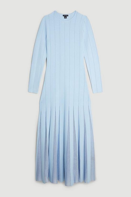 KarenMillen Viscose Blend Filament Full Skirt Knit Midaxi Dress 4