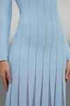 KarenMillen Viscose Blend Filament Full Skirt Knit Midaxi Dress thumbnail 5