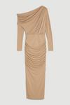 KarenMillen Drapey Crepe Jersey Asymmetrical Midaxi Dress thumbnail 4