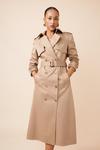 KarenMillen Tailored Belted Trench Coat thumbnail 2