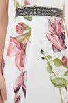 KarenMillen Diamante Trim Delicate Floral Woven Sleeveless Maxi Dress thumbnail 5