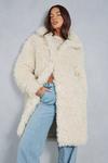 MissPap Shaggy Faux Fur Longline Coat thumbnail 6