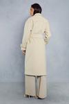 MissPap Wool Look Belted Midi Trench Coat thumbnail 3