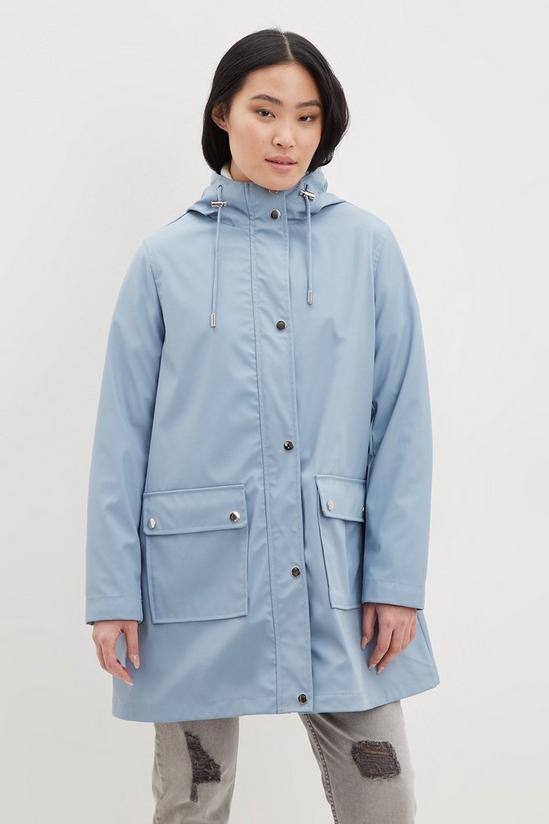 Dorothy Perkins Petite Hooded Raincoat 2
