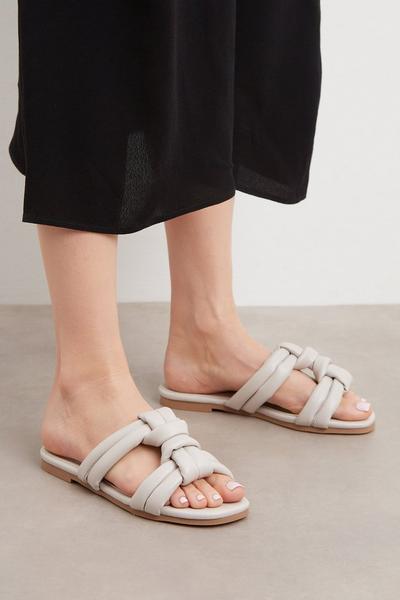 (Me) Florence Knotted T Bar Flat Sandal