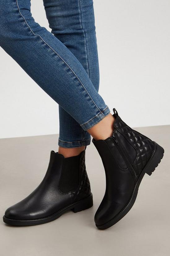Good For the Sole Good For The Sole: Ramona Quilted Ankle Boots 1