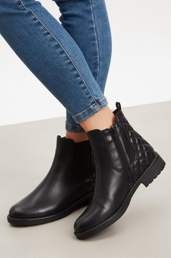 Good For the Sole Good For The Sole: Ramona Quilted Ankle Boots 2