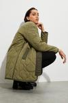 Dorothy Perkins Tall Collarless Contrast Quilted Jacket thumbnail 1