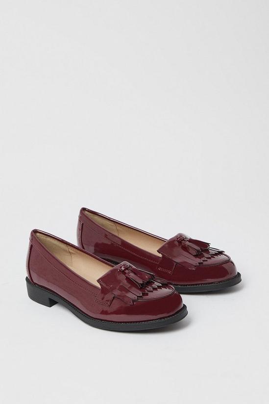 Dorothy Perkins Wide Fit Leigh Fringe Loafers 3