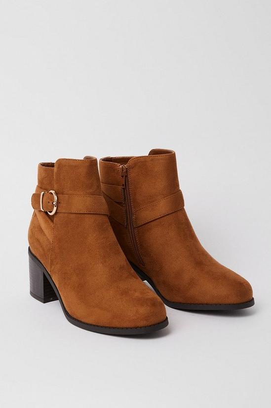 Good For the Sole Good For The Sole: Extra Wide Fit Heather Heeled Ankle Boot 3