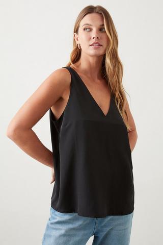 Buy Lipsy Black V Neck Cami Vest Top from Next USA