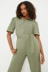 Dorothy Perkins Tall Belted Button Down Jumpsuit thumbnail 2