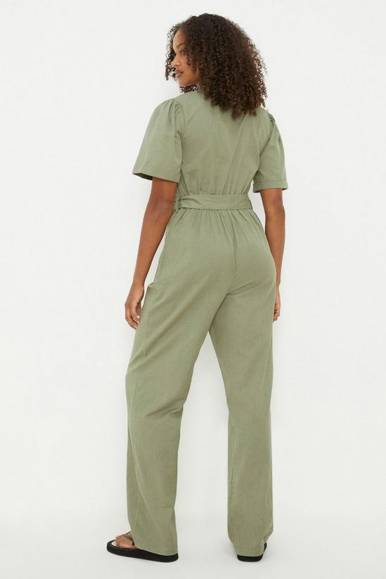 Dorothy Perkins Tall Belted Button Down Jumpsuit 3