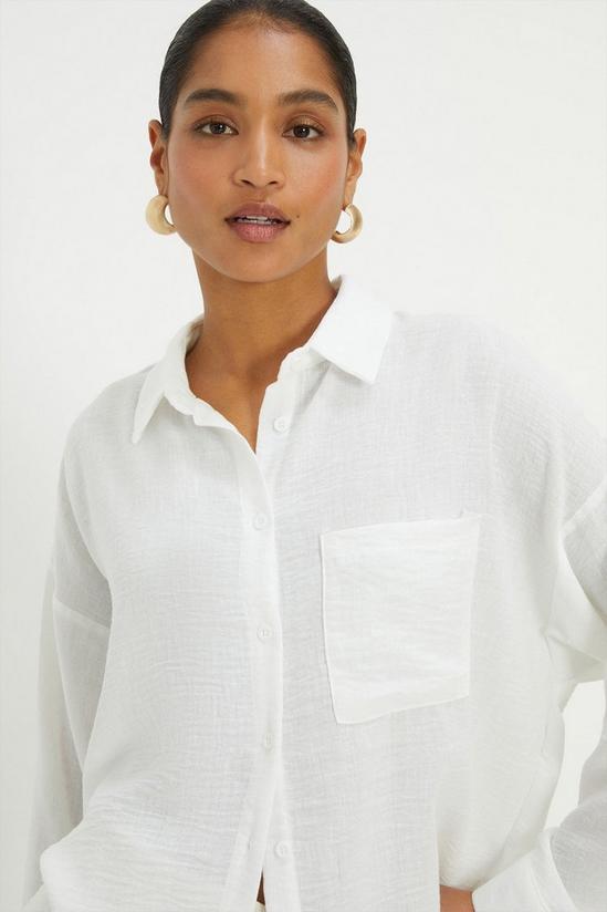 Dorothy Perkins Roll Sleeve Shirt with Pockets 3