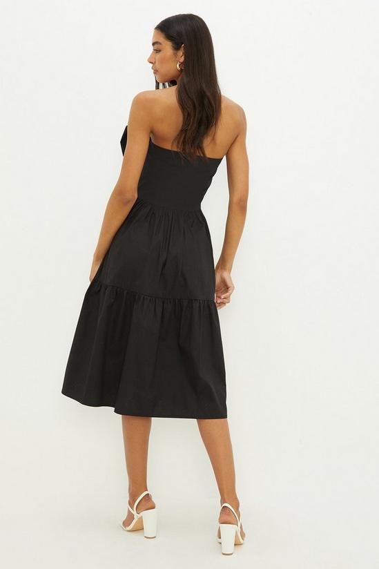 Dorothy Perkins Bow Front Tiered Midi Dress 3