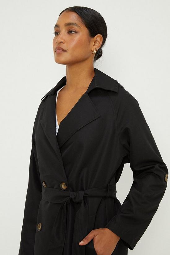 Dorothy Perkins Button Tab Trench Coat 2