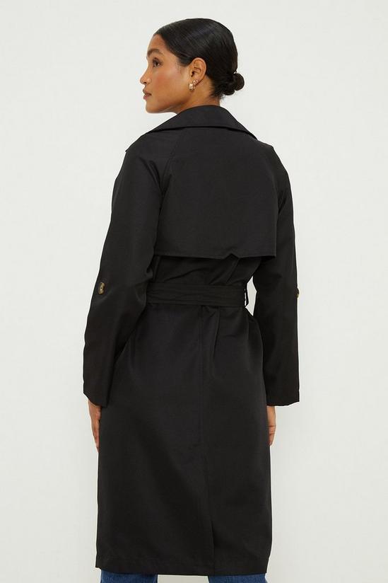Dorothy Perkins Button Tab Trench Coat 4