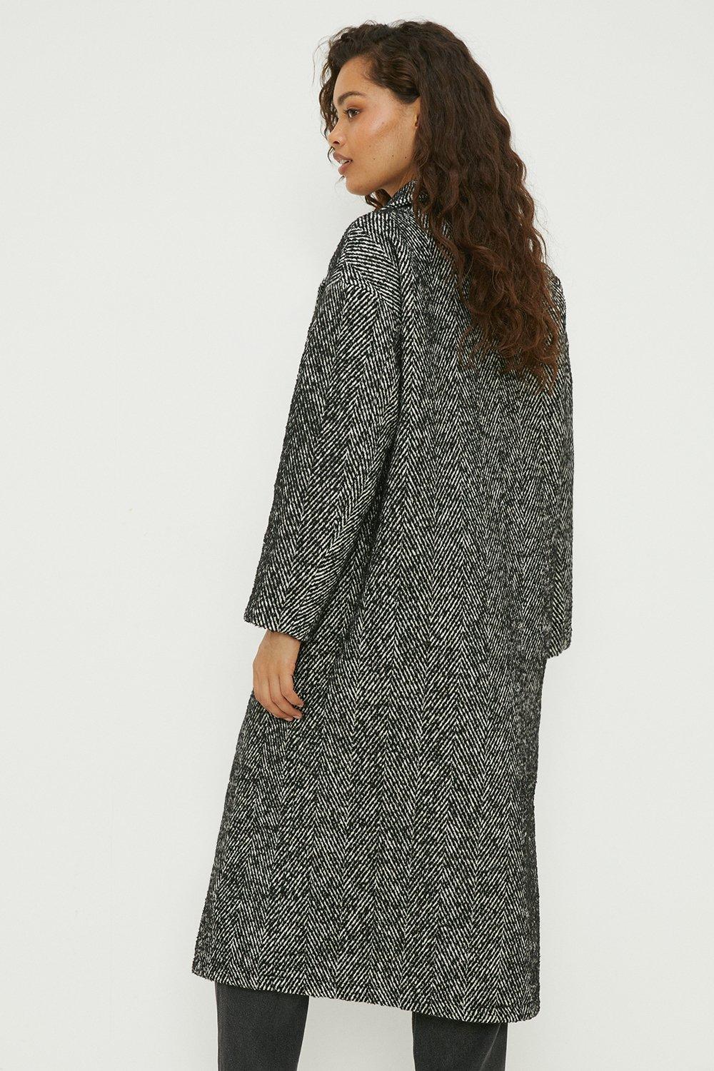 Jackets & Coats | Petite Maxi Herringbone Double Breasted Coat