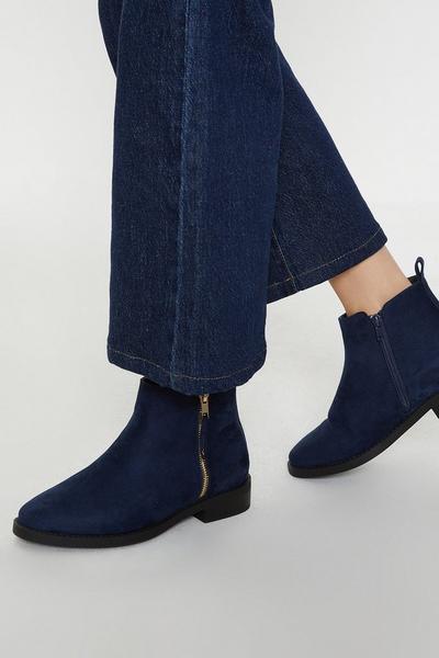Good For The Sole: Wide Fit Megan Comfort Ankle Boots