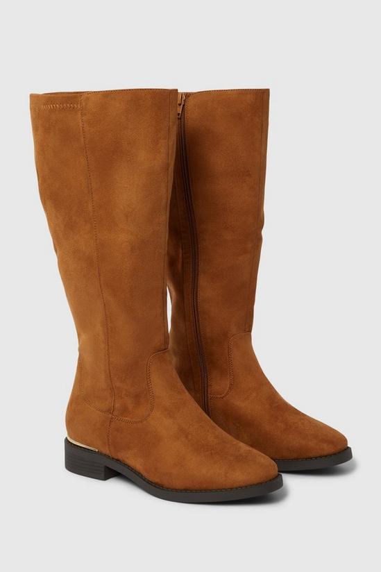 Good For the Sole Good For The Sole: Extra Wide Fit Olive Comfort Riding Boot 3