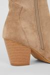 Dorothy Perkins Aubrey Stacked Heel Western Boots thumbnail 4