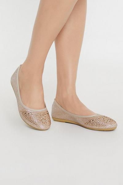 Good For The Sole: Tammy Sparkly Comfort Ballet Flats