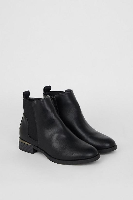 Dorothy Perkins Good For The Sole: Molly Wide Fit Comfort Chelsea Boots 3