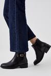 Good For the Sole Good For The Sole: Marlie Buckle Strap Elastic Ankle Boots thumbnail 1