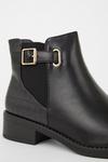 Good For the Sole Good For The Sole: Marlie Buckle Strap Elastic Ankle Boots thumbnail 4