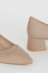 Dorothy Perkins Dollie Comfort Pointed Block Heel Court Shoes thumbnail 4