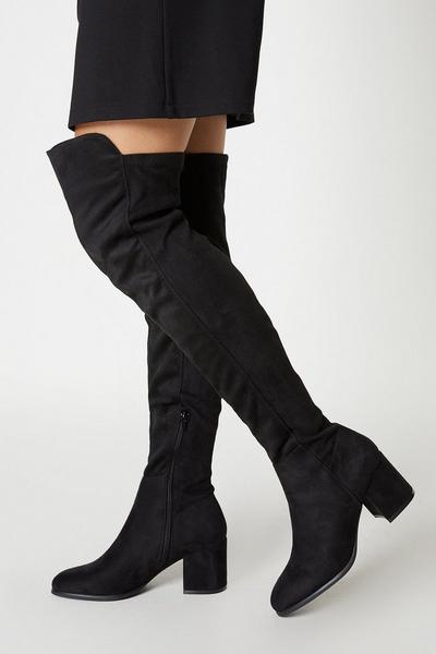 Kelly Stretch Over The Knee Boots
