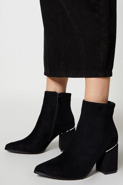 Annaliese Snaffle Detail Ankle Boots