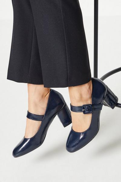Good For The Sole: Cristina Mid Heel Court Shoes