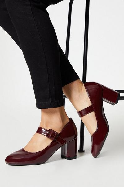 Good For The Sole: Cristina Mid Heel Court Shoes
