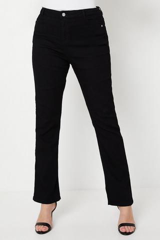 Product Curve Comfort Stretch Bootcut Jeans black
