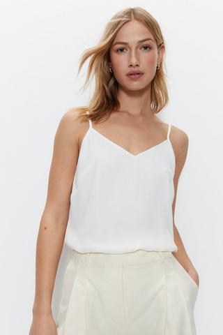 Thin-strap white camisoles 3-pack, Emporio Armani