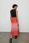 Warehouse Printed Plisse Full Midi Skirt thumbnail 3