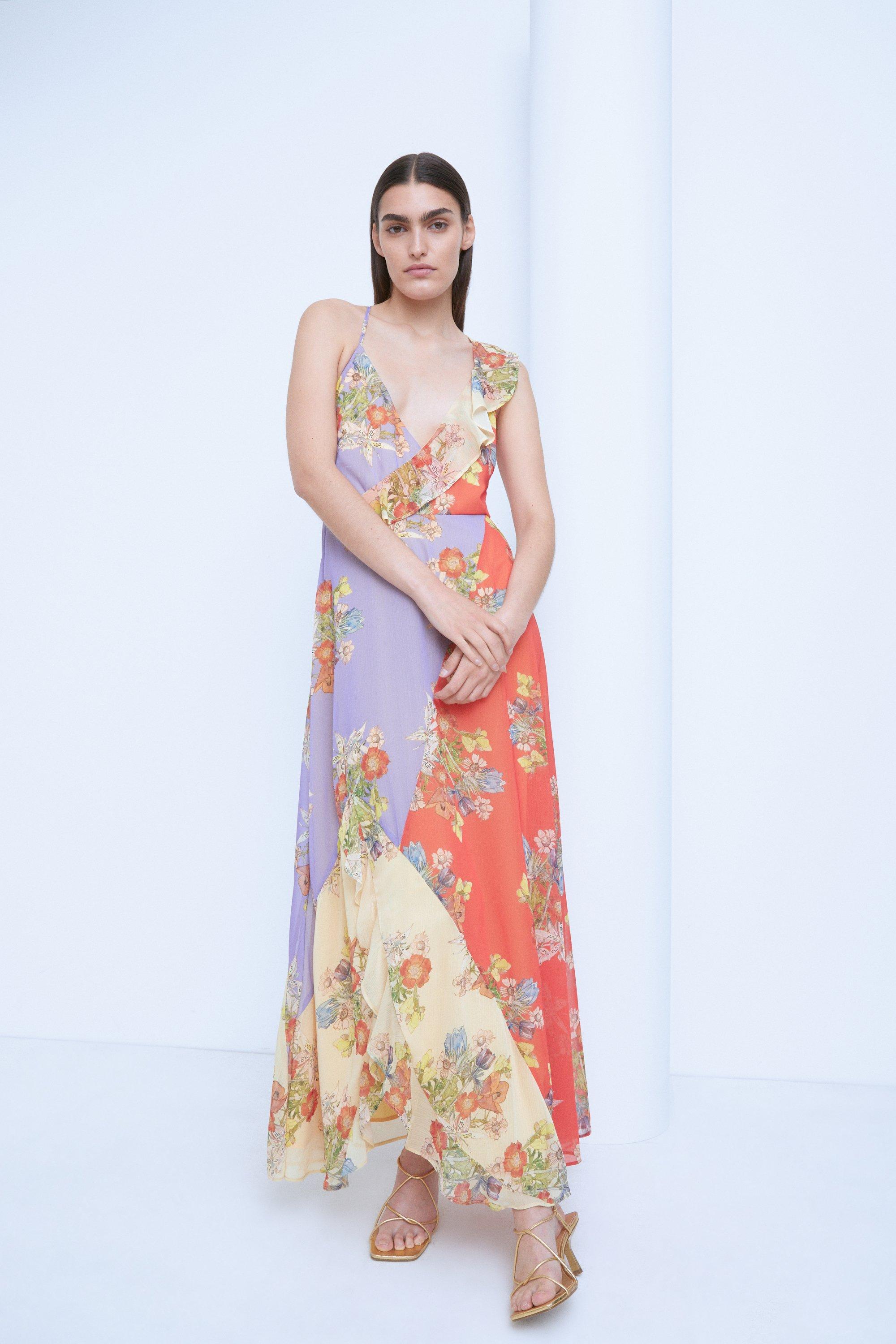 WH x The British Museum: The Charles Rennie Mackintosh Collection Mixed Print Wrap Maxi Dress