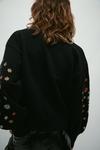 Warehouse WH x William Morris Society Floral Embroidered Knit Jumper thumbnail 3