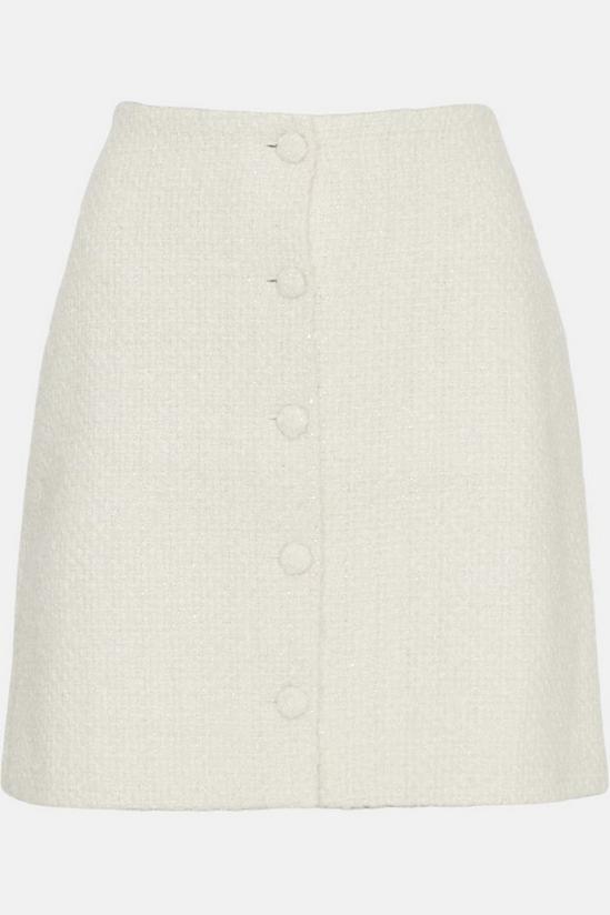 Skirts | Premium Wool Boucle Tweed Pelmet Skirt | Warehouse