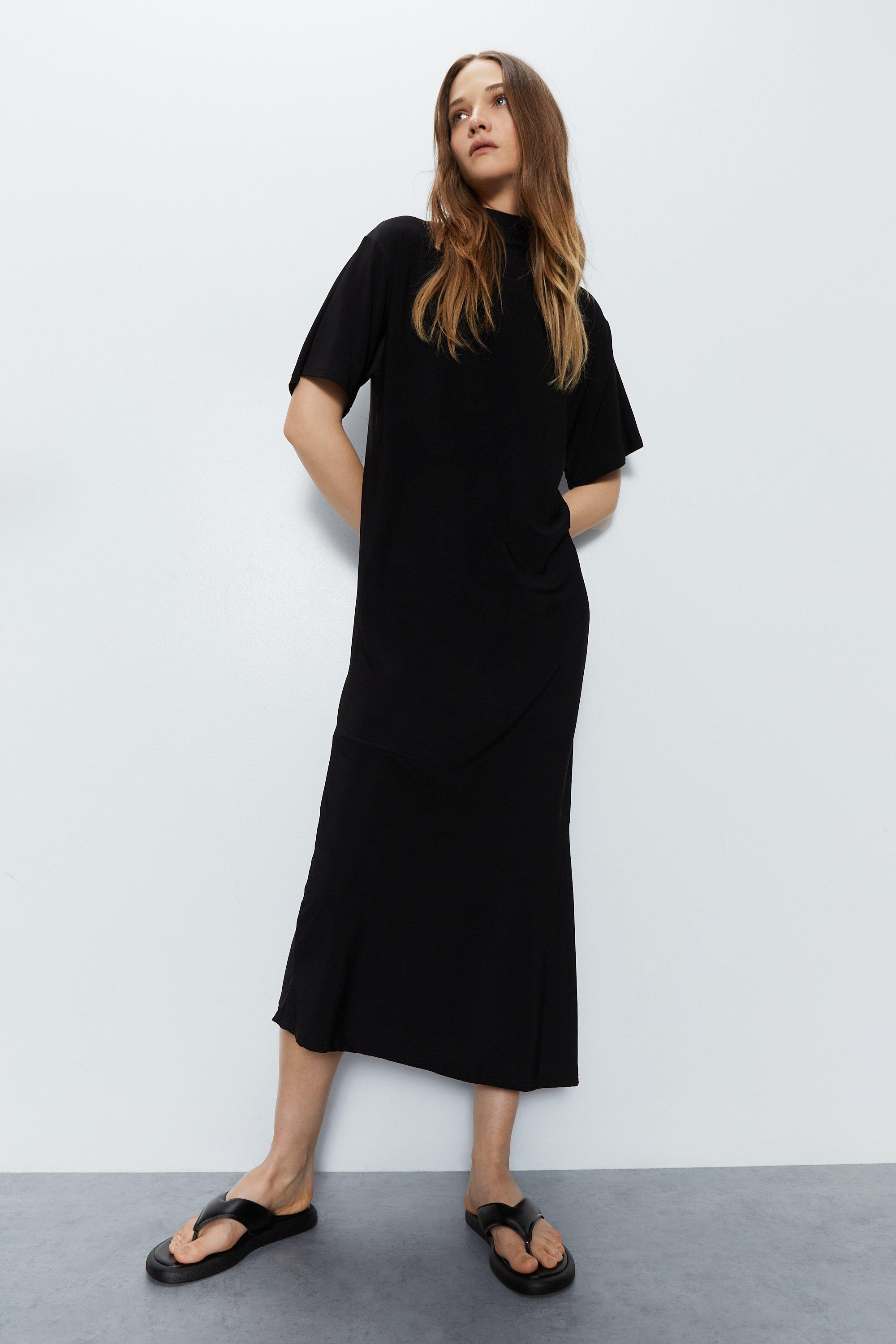 Tie Back Relaxed Maxi Dress