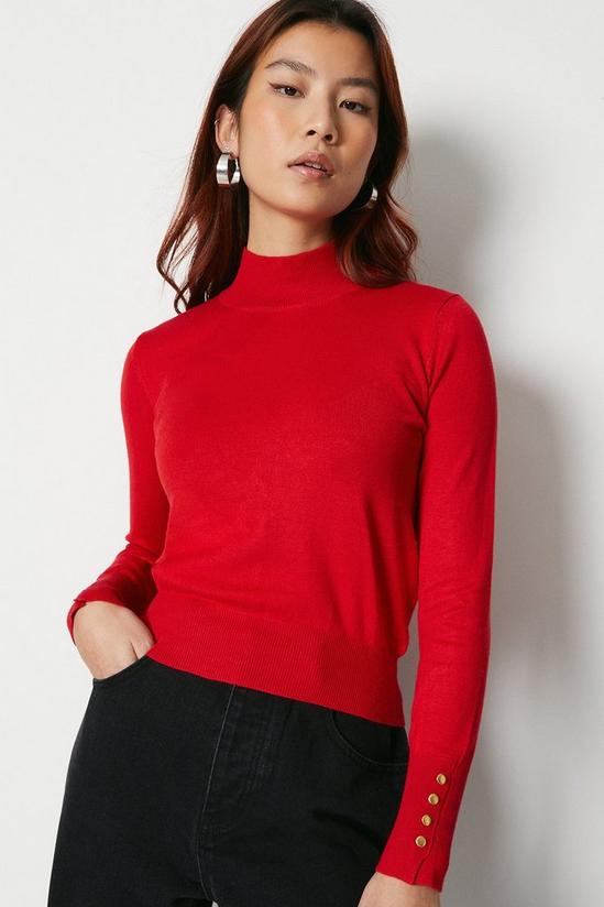 Warehouse Knitted Turtle Neck Jumper 1