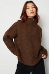Warehouse Cable Funnel Neck Jumper thumbnail 1