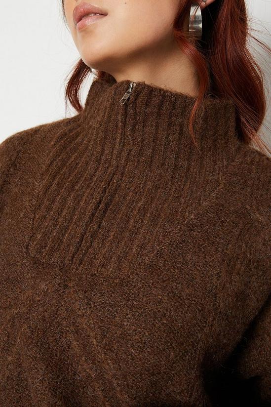 Warehouse Cable Funnel Neck Jumper 4