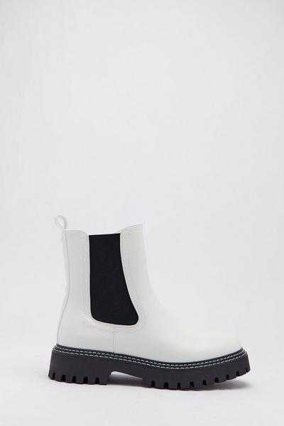 Chunky Sole Chelsea Ankle Boot